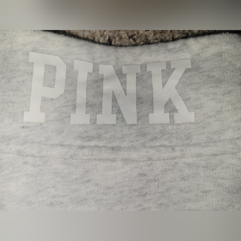 Victoria's Secret Pink Quarter Zip Pullover Women's Sz XS - Picture 9 of 12